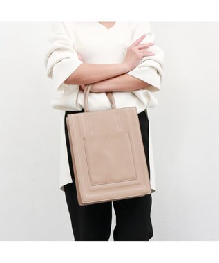 UNBILLION カシュカシュ cachecache / パネル型押し2wayトート