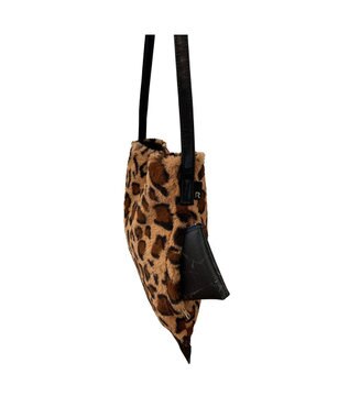 ROOTOTE 2984【ファーショルダー】/ LT.ベビールー.フラットトート.ファー-A 03：レオパード