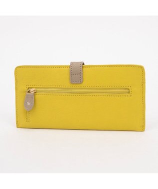 UNBILLION アトランタ ATLANTA / 牛革薄マチロングウォレット イエロー