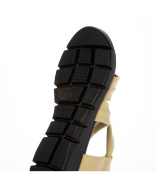 ing <ing>「もちっと新感覚」クロスベルトサンダル イエロー