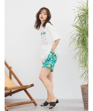 Green Parks ｍｅ　Ｊａｎｅ／４連ロゴＢｉｇＴシャツ White