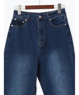 Te chichi ストレートデニムパンツ ブルー
