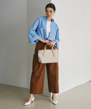 TOPKAPI 【新色追加】【Breath TOPKAPI】Aerial エアリアル ナイロン カラーストラップ付き トートバッグ /軽量 ライトベージュ