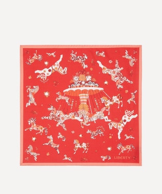 LIBERTY. エモリー キャンキャン シルクスカーフ 45