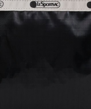 LeSportsac E/W CITY DRAWSTRING BAG /アップタウンブラックシャイン/ブラック2 アップタウンブラックシャイン/ブラック2