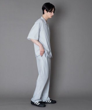 WEGO 【セットアップ対応】TRオープンカラーシャツ（SS） ライトグレー