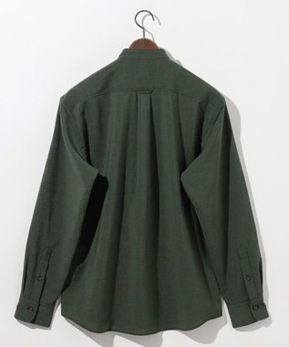 JOSEPH ABBOUD 【洗える・軽量/清涼/ストレッチ】ハイツイストドライストレッチ シャツ オリーブ系