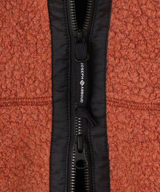 JOSEPH ABBOUD MOUNTAIN 【UNISEX】サスティナブル ボアブルゾン オレンジ系