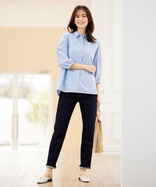 J.PRESS LADIES 【WEB限定】 ギャザー ミュール ベージュ系