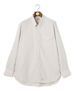 J.PRESS MEN 【KING SIZE】【SUPIMAコットン使用】マルチストライプブロードシャツ / B.D.
