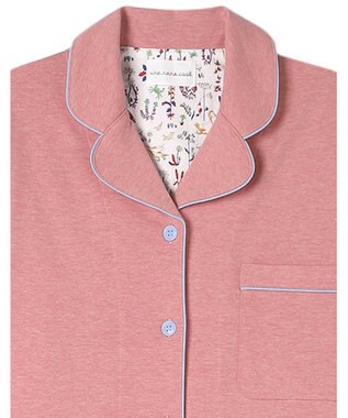 une nana cool 【綿混】天竺パジャマ MADE WITH LIBERTY FABRIC レッド