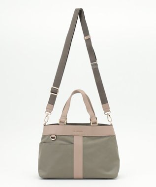 LA BAGAGERIE コンビ2WAYトートバッグ Sサイズ グレー