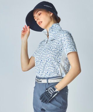 FILA GOLF／marie claire 【marie claire SPORT】 半袖ハイネックガラ