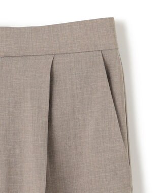 BEIGE， 【洗える/接触冷感/速乾/UVケア対応・Precious ９月号掲載】BATEAU / イージーウエストサイドスリットタックパンツ Taupe