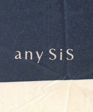 ANY SIS 【晴雨兼用/UVカット・遮光】バイカラーライト 折りたたみ傘 ネイビー