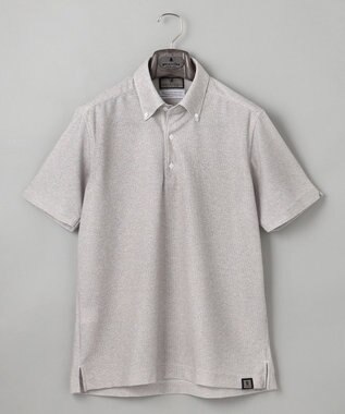 GOTAIRIKU 麻混・襟しっかり【洗える/通気性】ノルマンディーリネン ボタンダウンポロシャツ(25年モデル) ベージュ系