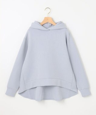 組曲 ダンボールジャージーバックフリル パーカー サックスブルー系