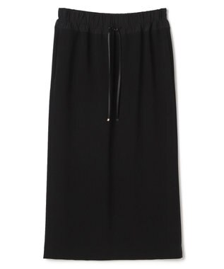 BEIGE， RUE / ドライタッチイージーIラインスカート Black