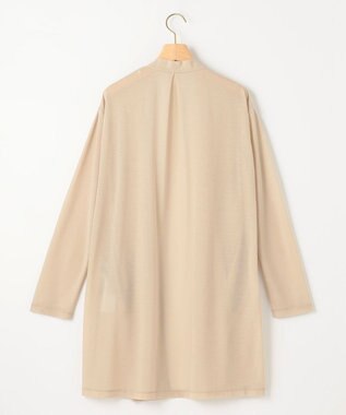 組曲 【WEB限定】シアーツイルジャージー ロングカーディガン ベージュ系
