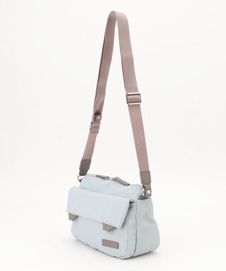 Y'SACCS ダブルタブ　トラベルポシェット ライトグレー