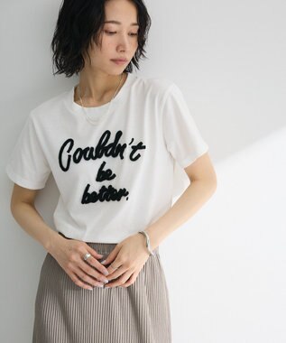 Green Parks ・ｓｗｉｎｇ　ｂｙ　コード刺繍ロゴＴＥＥ Off White