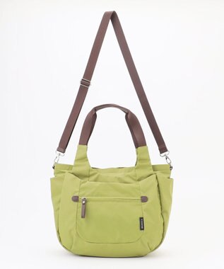 LA BAGAGERIE 【MONICA】ラウンド2WAYトートバッグ グリーン