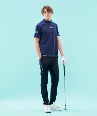 23区GOLF 【MEN】夏に嬉しい機能性！【接触冷感/ストレッチ/吸水速乾】ジャージーパンツ ネイビー系