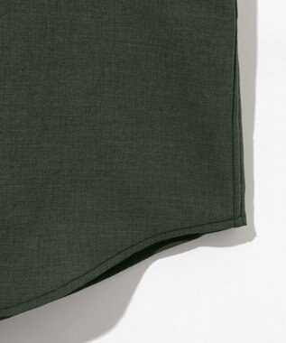 JOSEPH ABBOUD 【洗える・軽量/清涼/ストレッチ】ハイツイストドライストレッチ シャツ オリーブ系