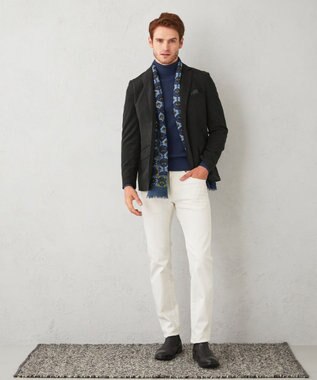 JOSEPH ABBOUD 【サスティナブル】オーガニックストレッチデニム ホワイト系