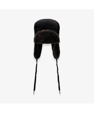 林八百吉商店 un chapeau  コーデュロイアビエイター グレー