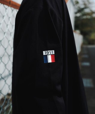 SHARE PARK MENS 【UVケア・吸水速乾・ストレッチ・軽量 】エンブレムTシャツ（L・XLサイズ） ブラック系