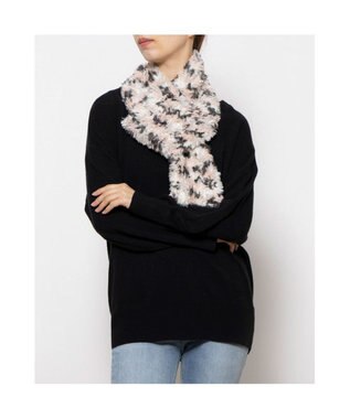 UNBILLION カシュネ cache nez / エコファーカスリニットネックマフラー カーキ