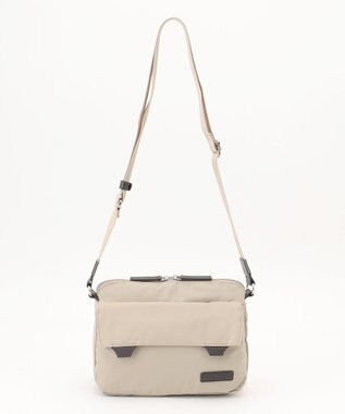 Y'SACCS ダブルタブ　トラベルポシェット ライトベージュ