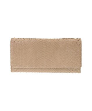 genten グレースパイソン 長財布 ベージュ