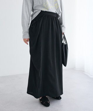 CRAFT STANDARD BOUTIQUE ドレープポケットデザインスカート