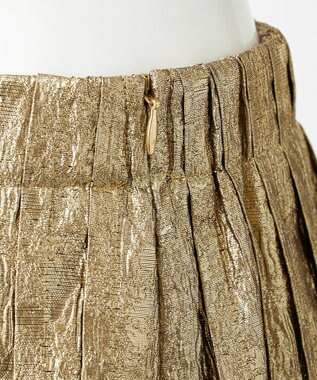 23区 S 【R(アール)】LIMONTAメタリックジャカード スカート ゴールド系