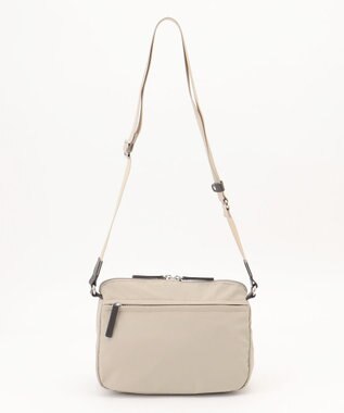 Y'SACCS ダブルタブ　トラベルポシェット ライトベージュ