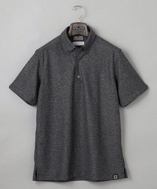 GOTAIRIKU 麻混・襟しっかり【洗える/通気性】ノルマンディーリネン ボタンダウンポロシャツ(25年モデル) グレー系