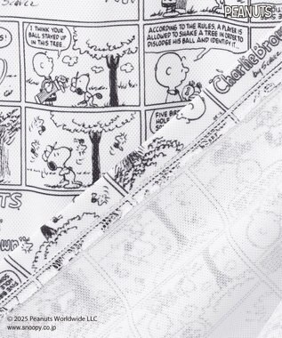 23区GOLF 【MEN】『PEANUTS』コラボ　アメコミ柄ポロシャツ ホワイト系5