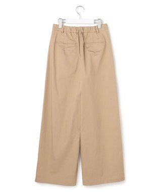 23区 【先行予約】ストレッチライトギャバ ワイドパンツ ベージュ系