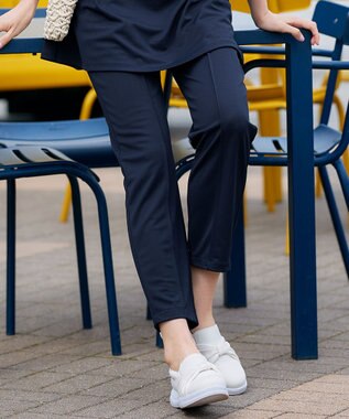 【洗える・接触冷感・紫外線ケア・サラごこち】選べるパンツ(テーパード/ワイド）