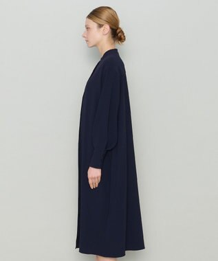 JOSEPH 【洗える】サテンジョーゼット　ドレス Navy