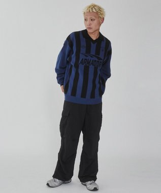 WEGO ゲームロゴニットプルオーバー ブルー