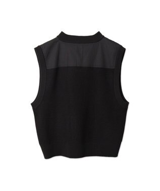 WEGO Vネックニットベスト ブラック