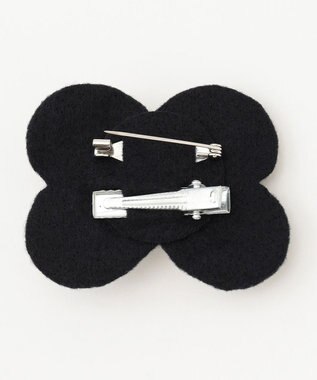 ANY SIS 【25周年記念】オリジナルツイード ブローチ ネイビー系チェック