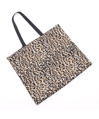 A.D.M.J. 【ナイロン】オリタタミバッグL LEOPARD