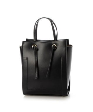 UNBILLION カシュカシュ cachecache / ノットハンドル縦長ミニトート ブラック