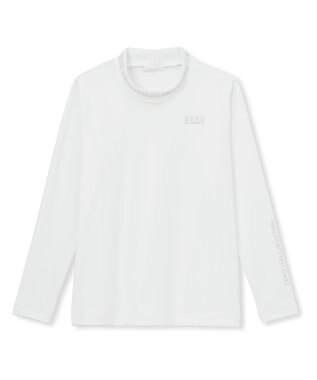 ZERO HALLIBURTON ZHG-W4b  デルタソロテックスロングリブモックネックTシャツ 82687 レディースゴルフ ホワイト