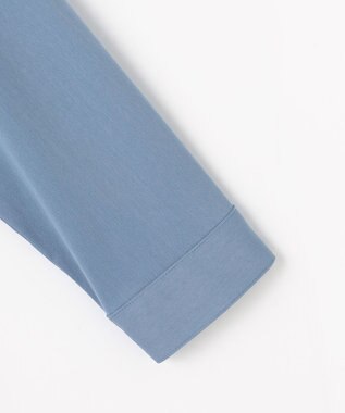 J.PRESS LADIES コンパクトトリコット シャツライク カットソー ブルー系