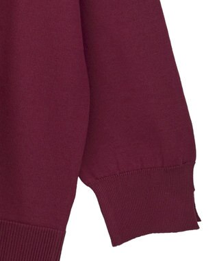 earth music&ecology 袖口スリットスキッパーカーディガン Bordeaux